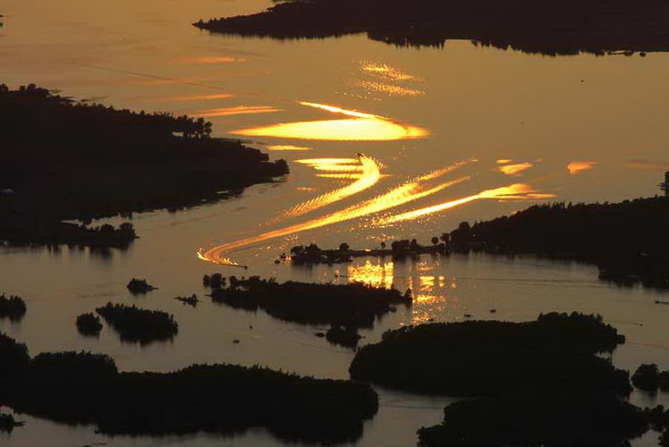 Atardecer en las Mil Islas, Destino