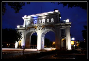 Los arcos de Guadalajara en Mexico