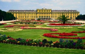 el palacio de schonbrunn en Viena