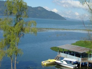 Lago de Yojoa en Honduras
