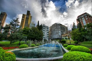 Plaza del monumento a la bandera en rosario